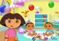 Dora's playtime with the twins