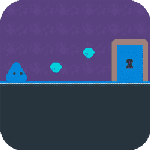 Enigmatic Blue Triangle