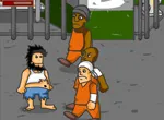 Hobo prison brawl
